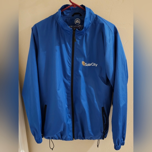 Stormtech Performance Windbreaker Jacket XL Blue Full Zip with Zip Pockets - Picture 1 of 9